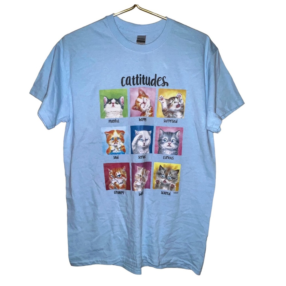 Cattitudes Graphic T-shirt Kayomi Haral artbrands cat